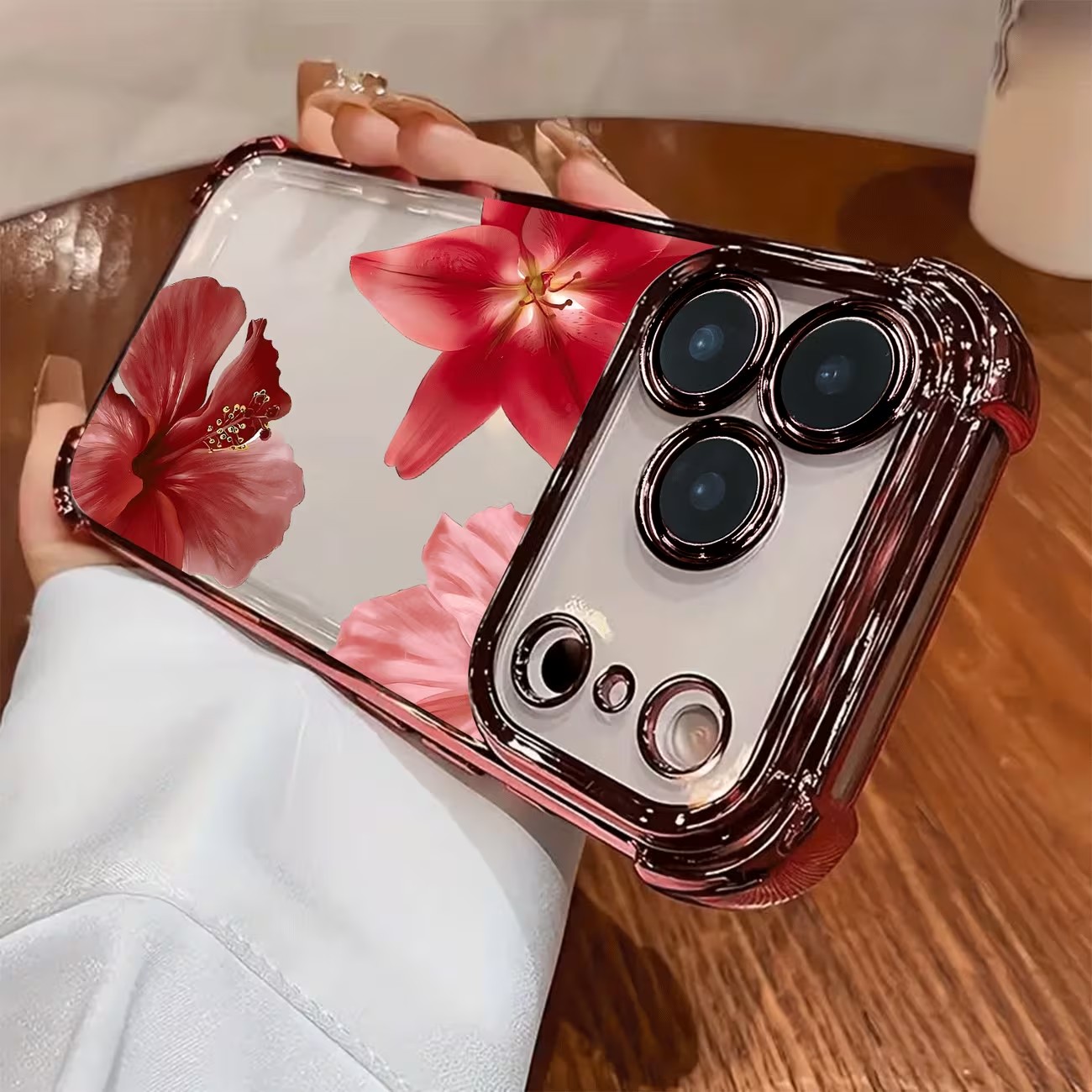 ホットセールメッキ加工スマホケース iPhone 17 16 - Phone Cases Drop Proof のレビューと価格