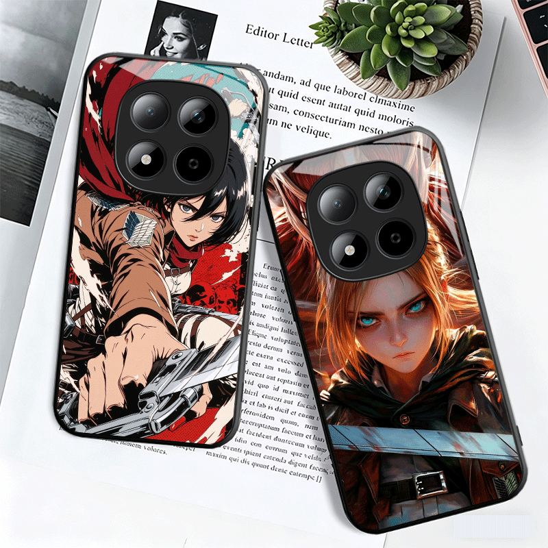 進撃の巨人 ミカサ ガラス製スマホケース Xiaomi Re - Phone Cases On Shein のレビューと価格